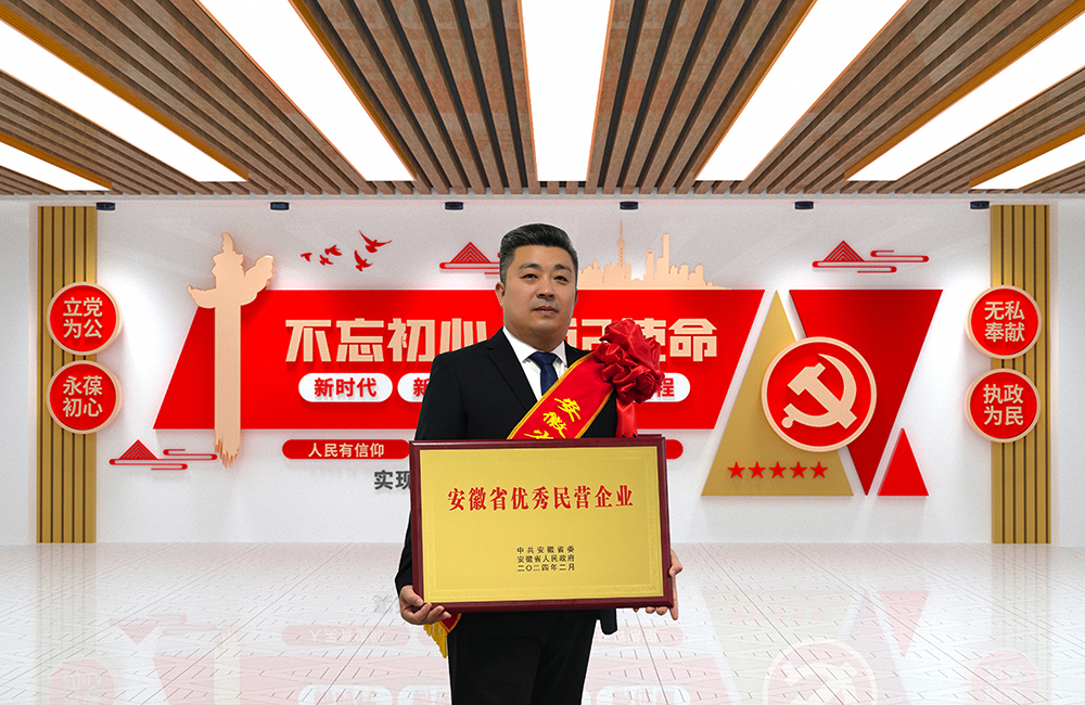 安徽省新春**會(huì)，豪家股份榮獲“安徽省百名優(yōu)秀民營(yíng)企業(yè)”稱號(hào)